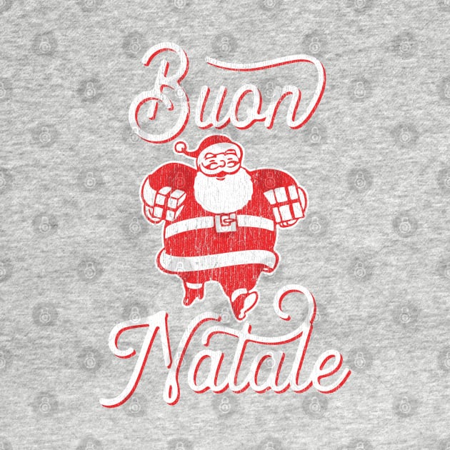 Buon Natale: Italian Christmas Faded design by Vector Deluxe